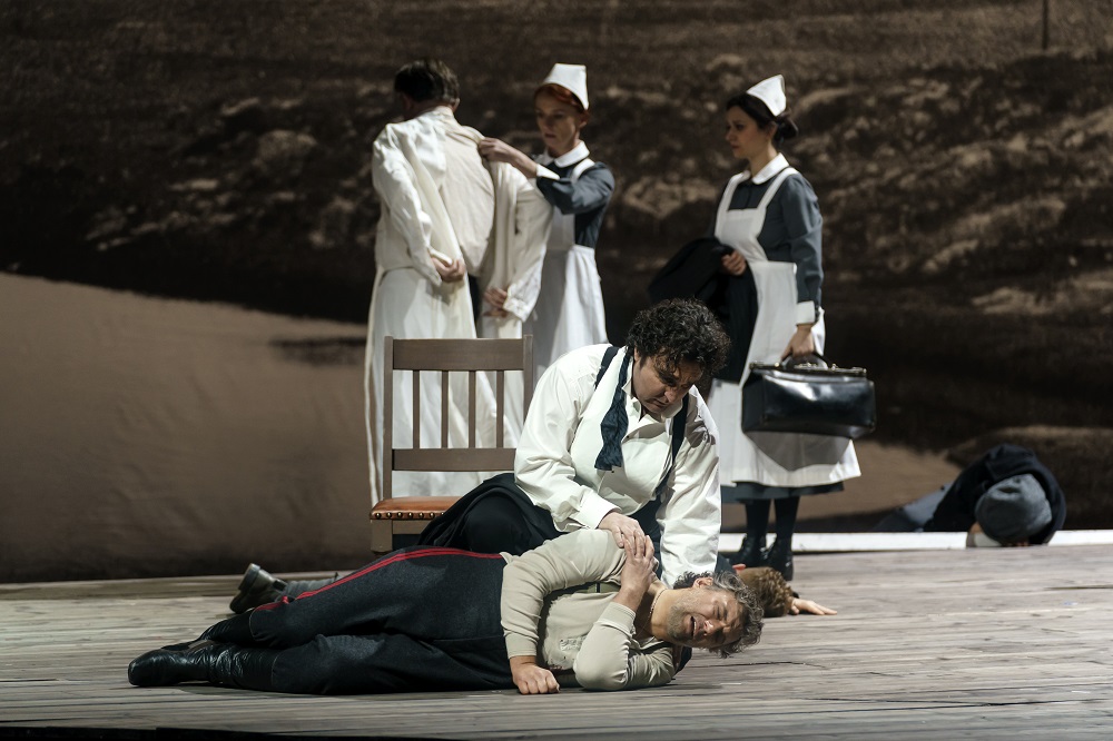 Ludovic Tezier and Jonas Kaufmann in Royal Opera Forza