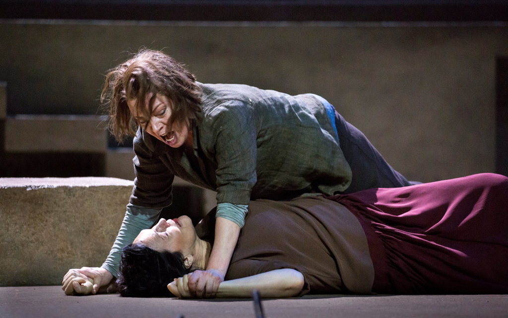 Nina Stemme and Adrianne Pieczonka in Elektra