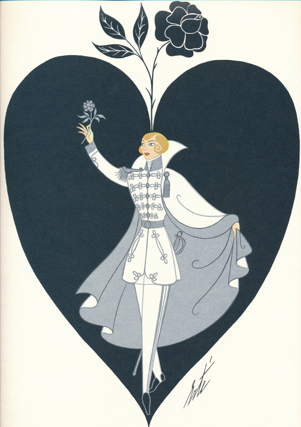 Erte Rosenkavalier cover for Glyndebourne 1980