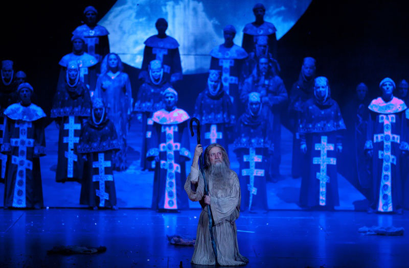Scene from Novaya Opera's Prince Igor