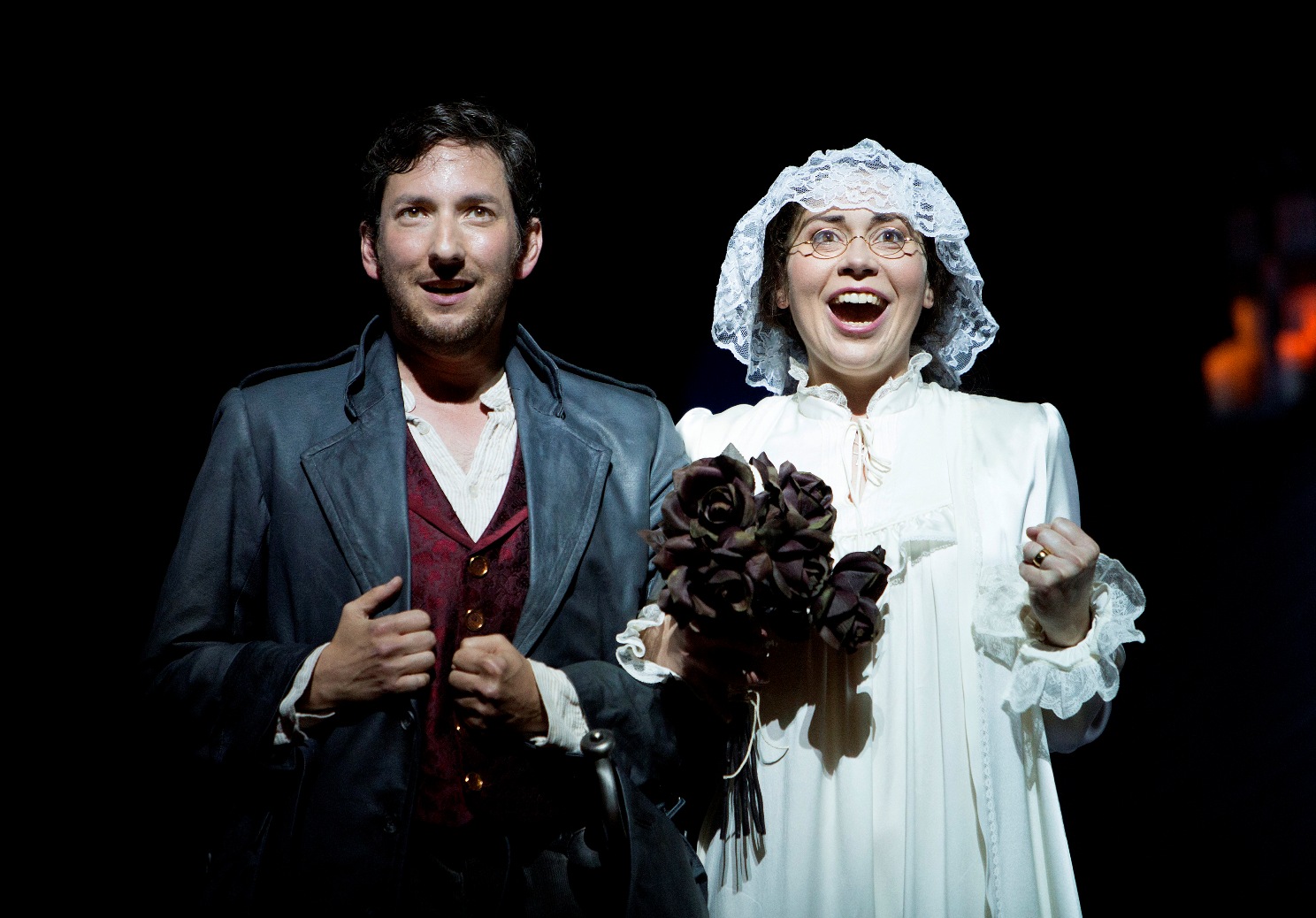 Nicholas Sharratt as Frederic and Stephanie Corley as Mabel in Scottish Opera's The Pirates of Penzance