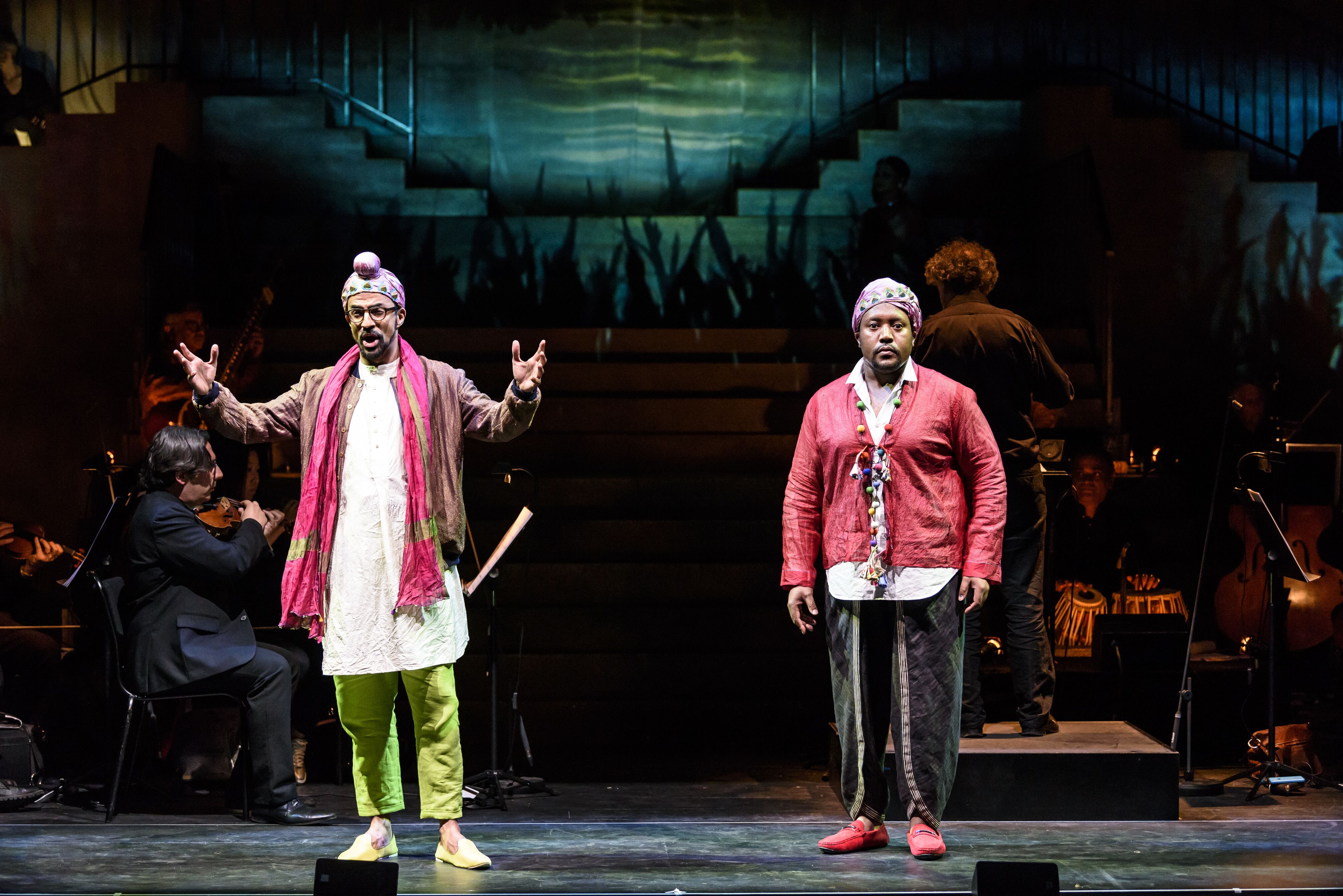 Njabulo Madlala and Michel de Souza in 'Sukanya'