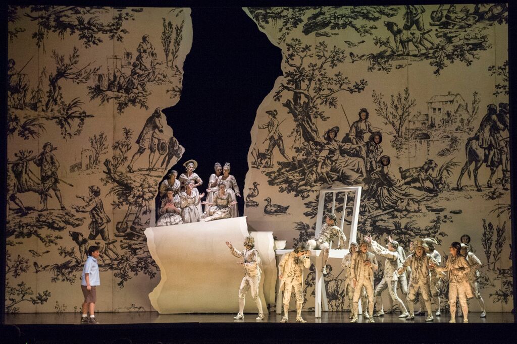 Scene from L'enfant et les sortileges at Glyndebourne