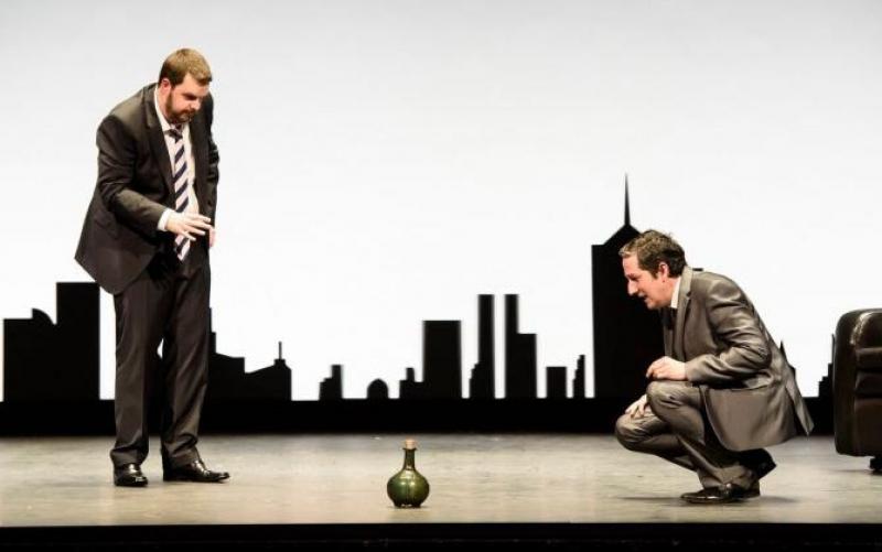 Ben McAteer and Nicholas Sharratt in The Devil inside