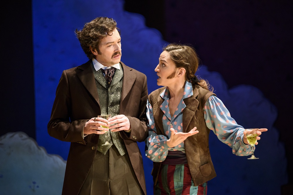 Chris Addison and Kate Lindsay in L'Etoile