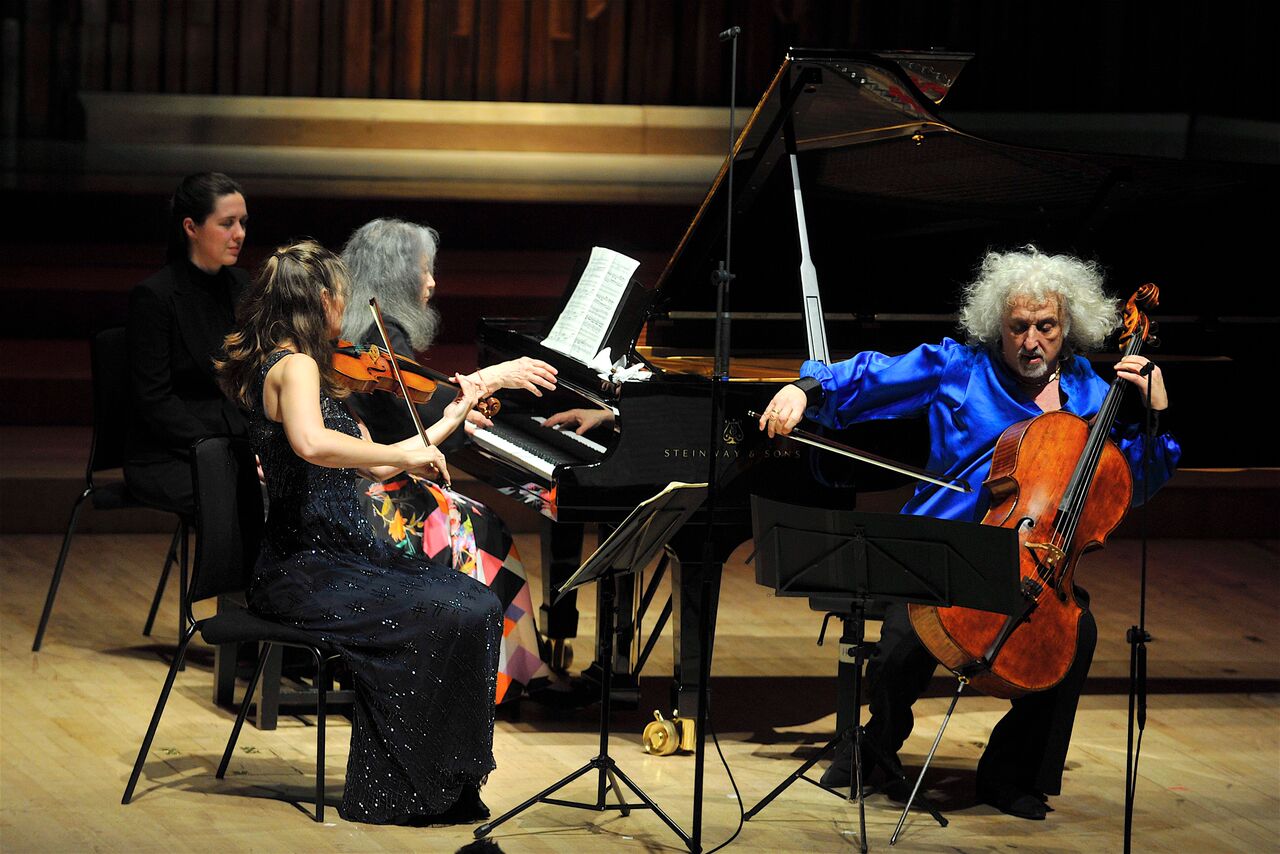 Argerich, Jansen and Maisky in trio