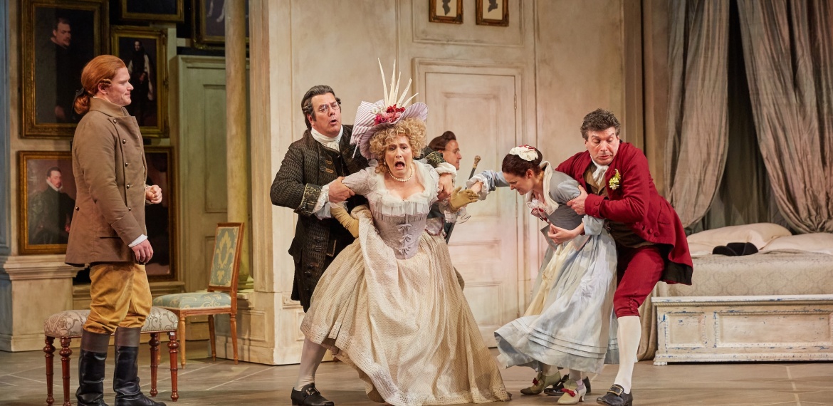 Scene from Act 2 of Garsington Figaro