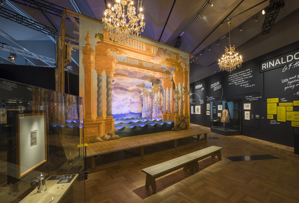 Handel Rinaldo set in opera exhibition