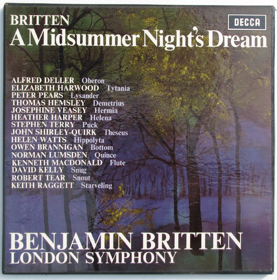 Britten recording of A Midsummer Night's Dream