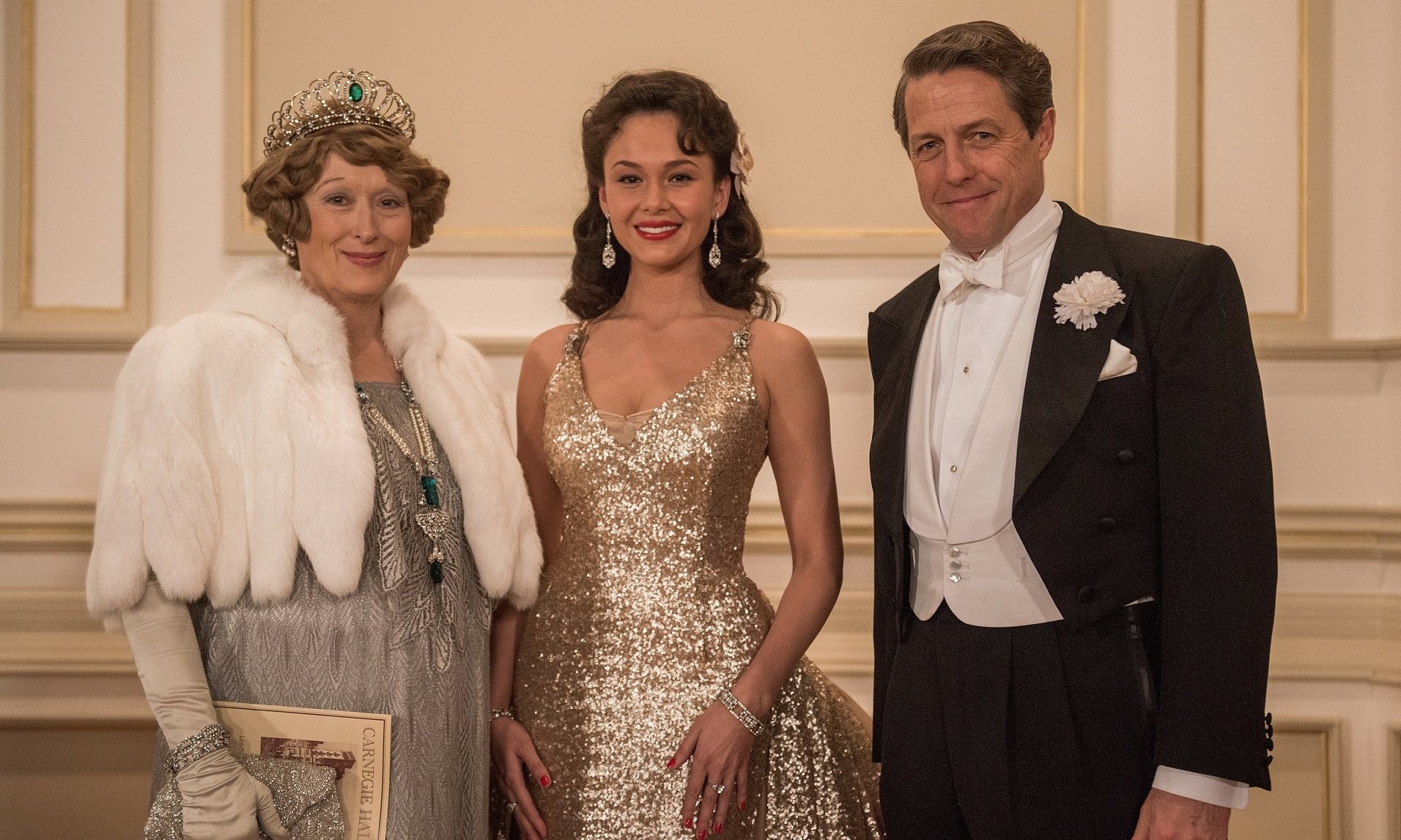 Streep, Garifullina and Grant in Florence Foster Jenkins