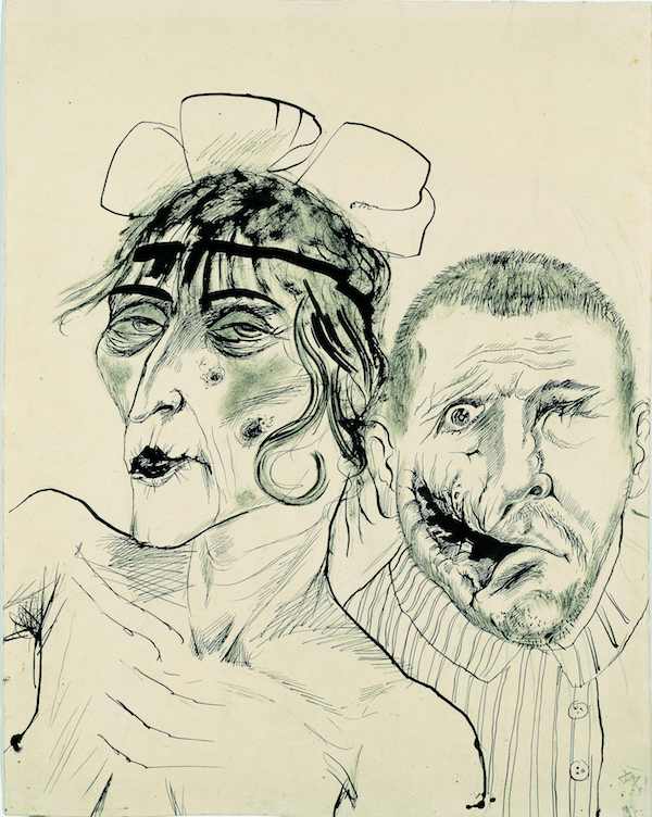 Otto Dix, Prostitute and Disabled War Veteran. Two Victims of Capitalism, 1923 © Estate of Otto Dix