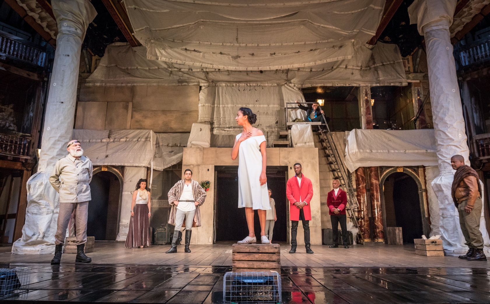 Anjana Vasan as Cordelia in King Lear at Shakespeare's Globe