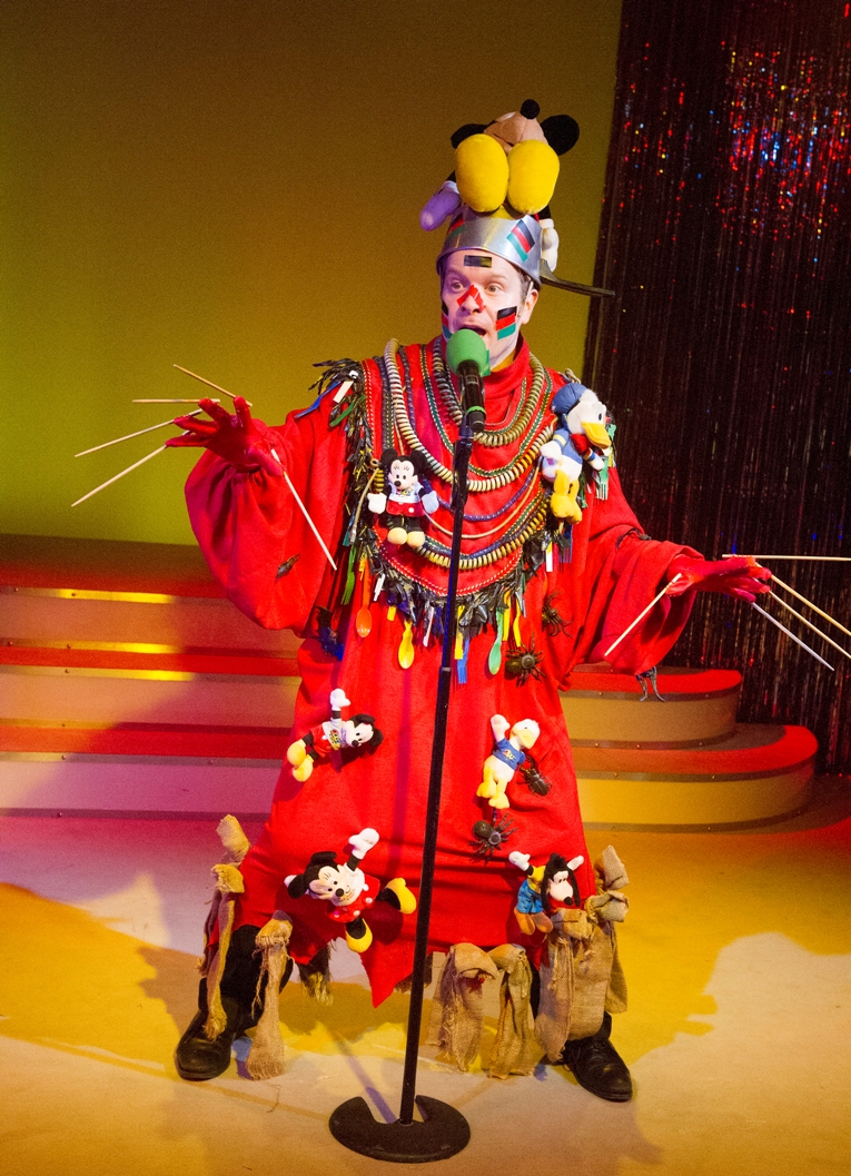 Damian Humbley in Forbidden Broadway