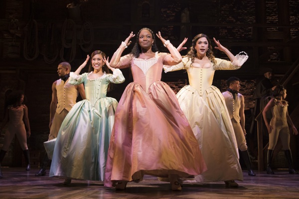 Rachelle Ann Go (Eliza), Rachel John (Angelica) and Christine Allado (Peggy) - The Schuyler Sisters 