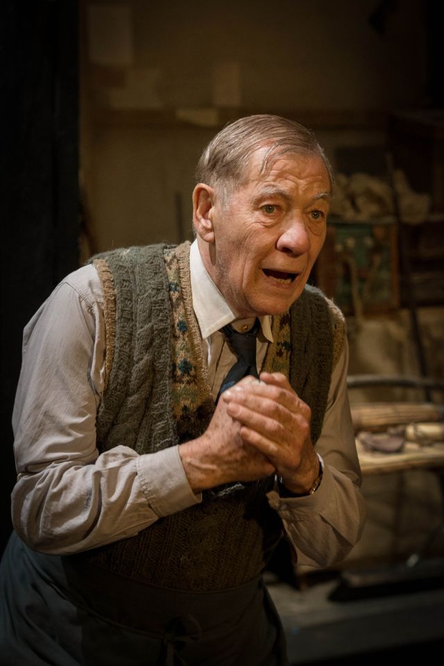 Ian McKellen as Norman in The Dresser on BBC Two 