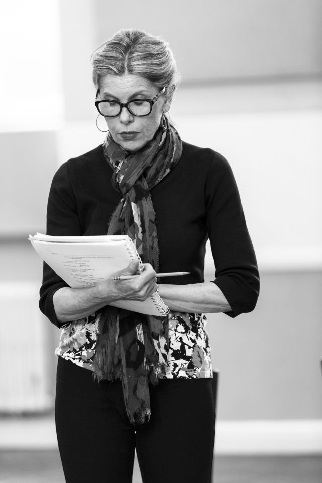 Christine Baranski rehearsing Follies