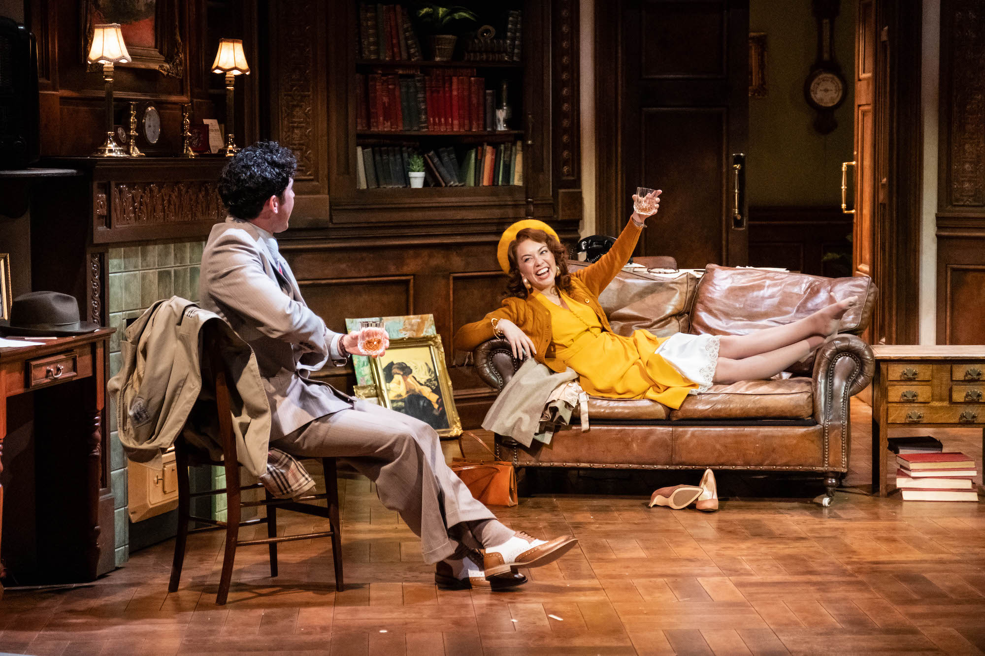 Gavin Fowler and Sarah Twomey as Harold and Phyllis in Accolade
