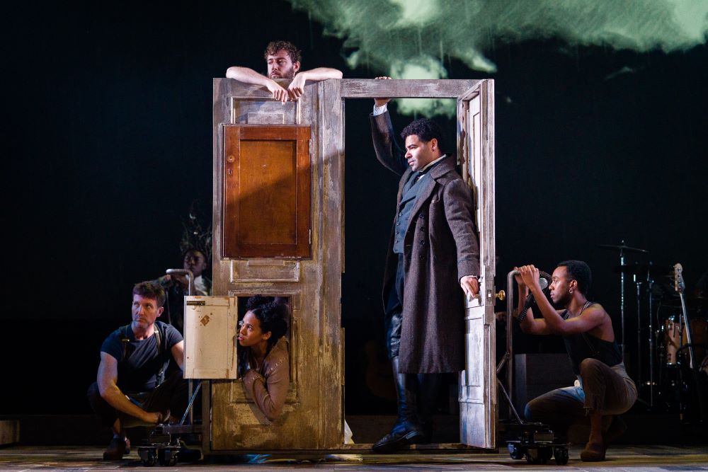 The cast of Wuthering Heights at the National Theatre