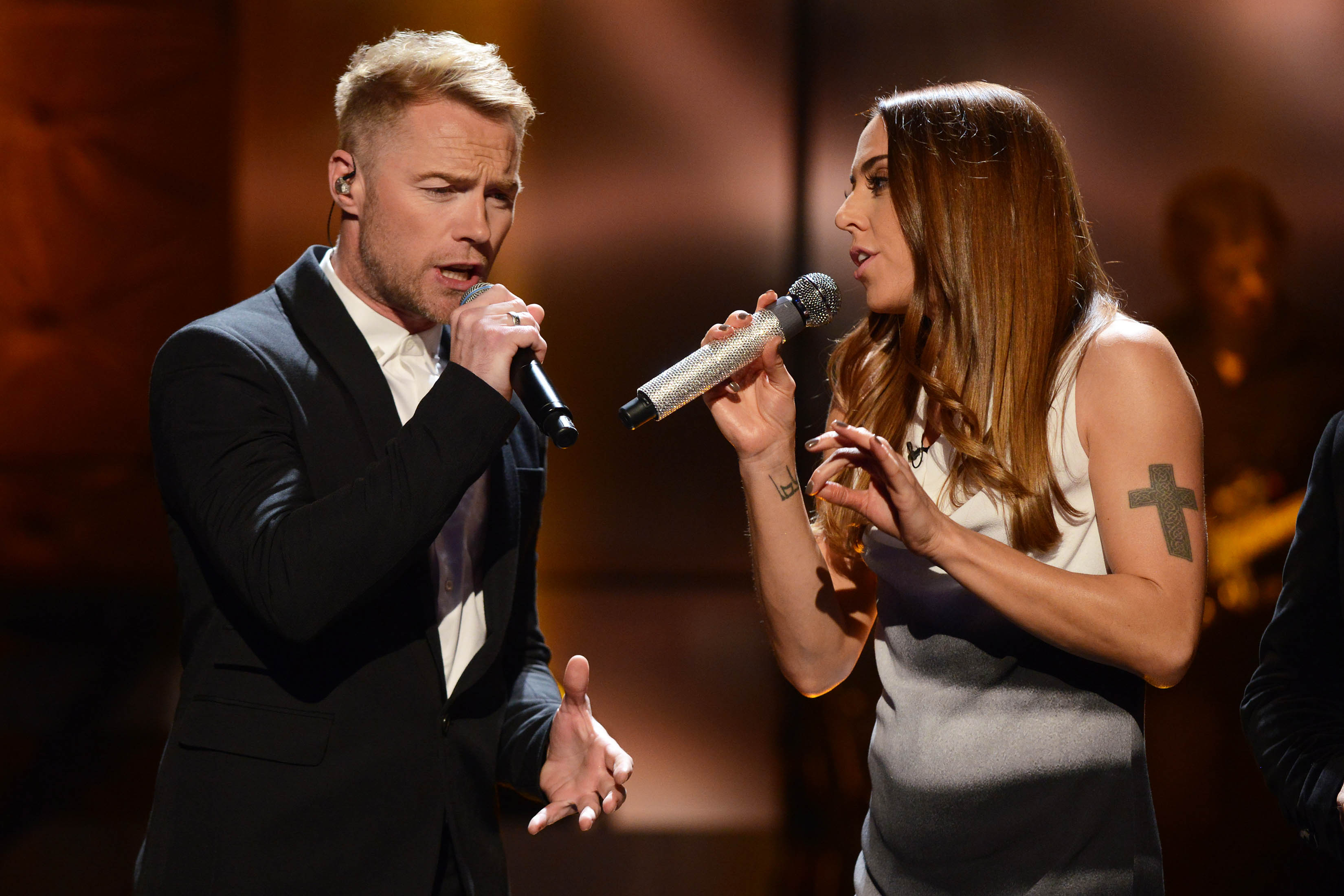 Ronan Keating and Melanie C