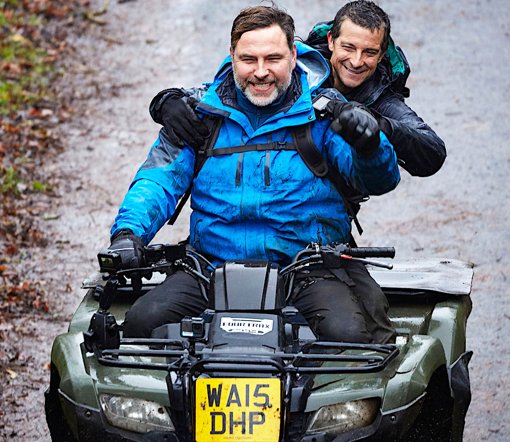 Bear Grylls and David Walliams