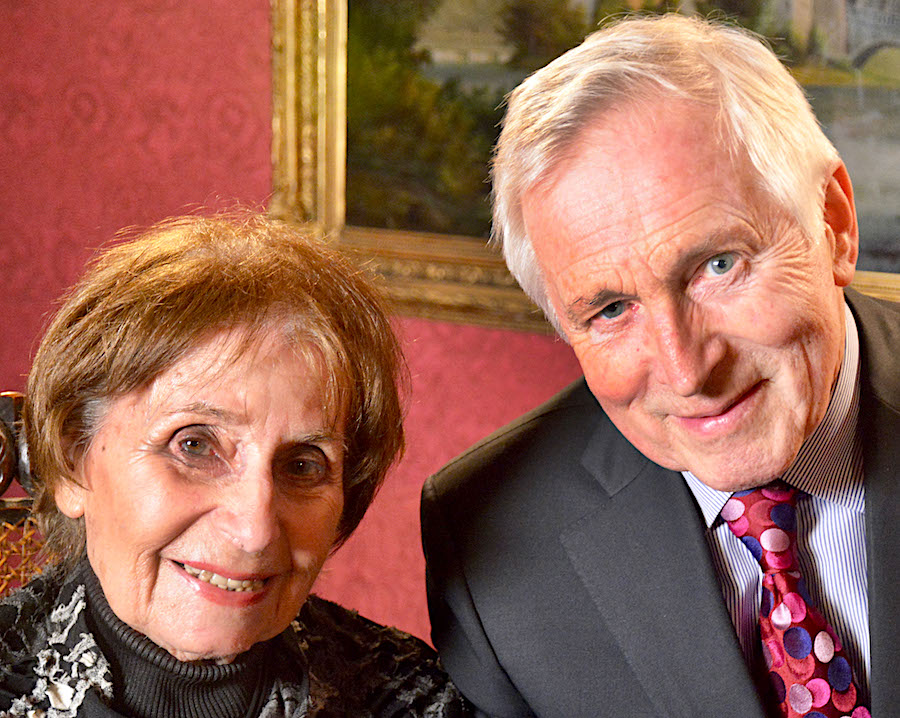 Jonathan Dimbleby & Belsen survivor Zdenka Fantlova