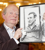 John Sergeant with comedic hero Spike Milligan