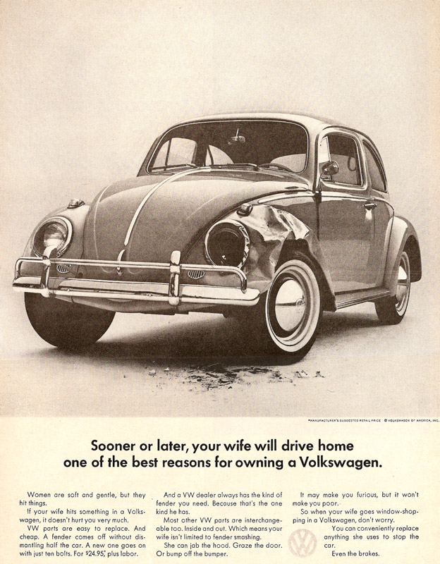 vw sooner or later your wife will drive hom
