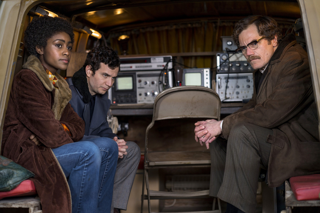 Simona Brown, Michael Moshonov and Michael Shannon in The Little Drummer Girl