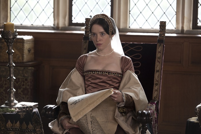 Claire Foy as Anne Boleyn in Wolf Hall