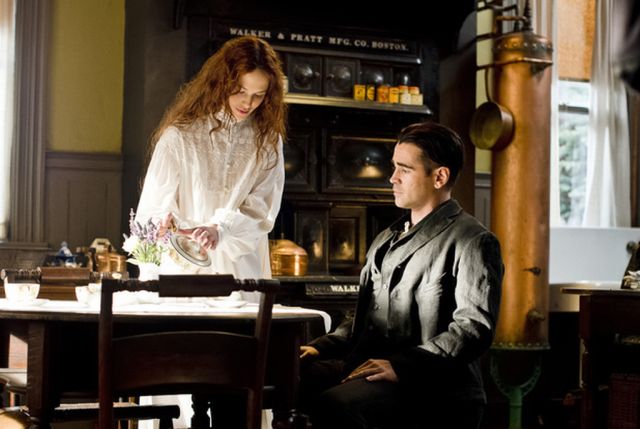 Jessica Brown Findlay and Colin Farrell