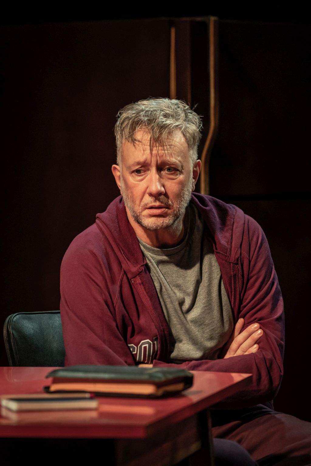 Jasper Britton as White in 'The Sunset Limited'