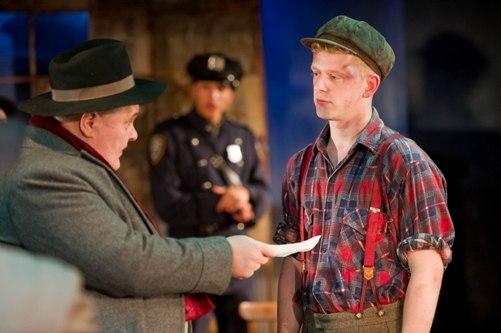 Aaron Shirley's corrupt supremo meets his match in steelworker Larry Foreman (Chris Jenkins)