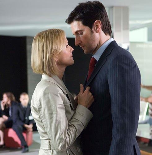 Hermione Norris and Richard Armitage on manoeuvres in 'Spooks'