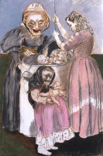 Paula Rego: 'scenes of debauchery given a carnivalesque air'