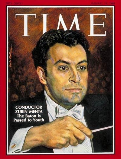 Conductor Zubin Mehta on the cover of Time in 1968