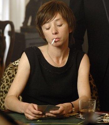 Whisky, cigarettes, gambling and the little black dress: Sylvie Testud in a typical moment from Sagan