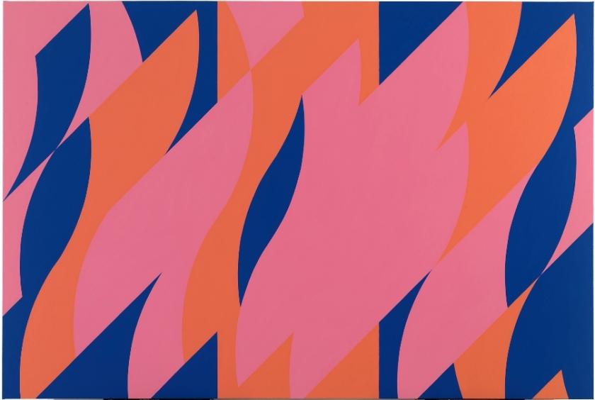 'Red with Red 1' (2007) by Bridget Riley