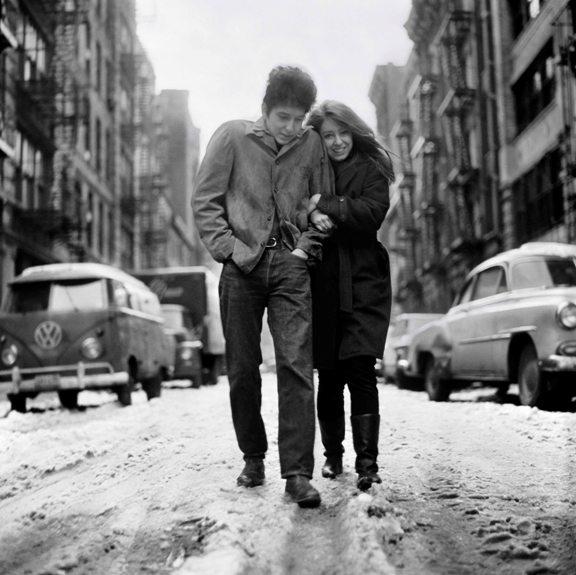 A legend in the making: Bob Dylan and Suze Rotolo in Greenwich Village, 1963