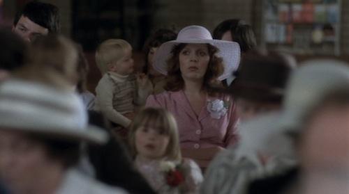 Take a girl like me: Prostitute Sandra (Eleanor Forsythe) ponders conformity at a middle-class wedding