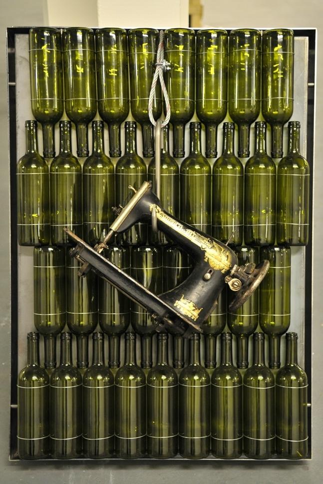 Jannis Kounellis: 'The sculpture looms above the visitors dodging in and out of blind alleys' 