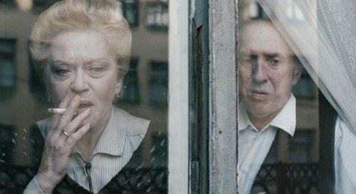 Faces from the past: Alisa Freyndlikh and Sergei Yursky in 'A Room and a Half'