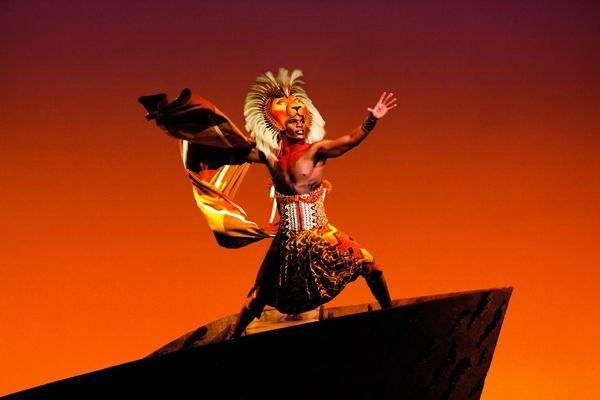 Andile Gumbi as Simba in 'The Lion King'