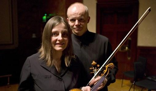 Marital harmony: Husband and wife Thomas Zehetmair and Ruth Killius play violin-and-viola duets