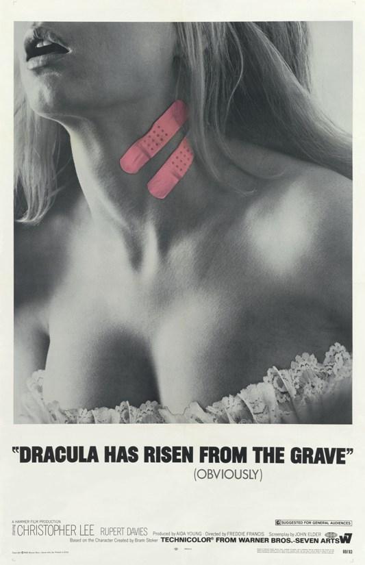 'Dracula Has Risen from the Grave': 'The poster is not only funny and sexy - it's of a piece with the film's camp Gothic'