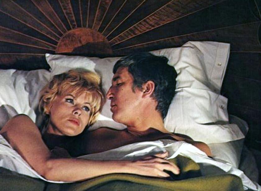 Patrick O'Neal and Bibi Andersson in 'The Kremlin Letter': as bleak a movie as John Huston ever made