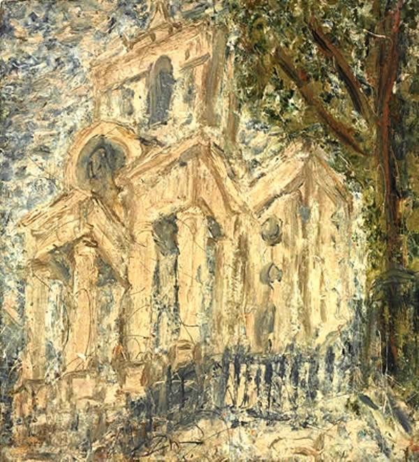 Kossoff: 'Christ Church, Spitalfields', 1999-2000
