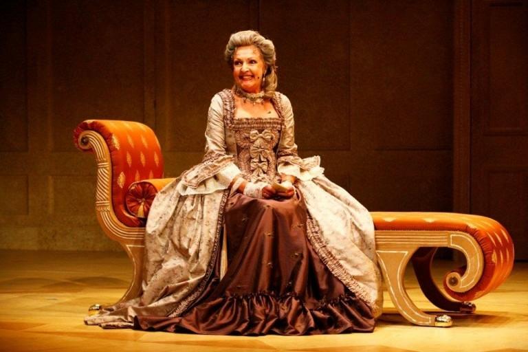 Weather-beaten she-dragon: Penelope Keith as Sheridan's beloved duenna Mrs Malaprop