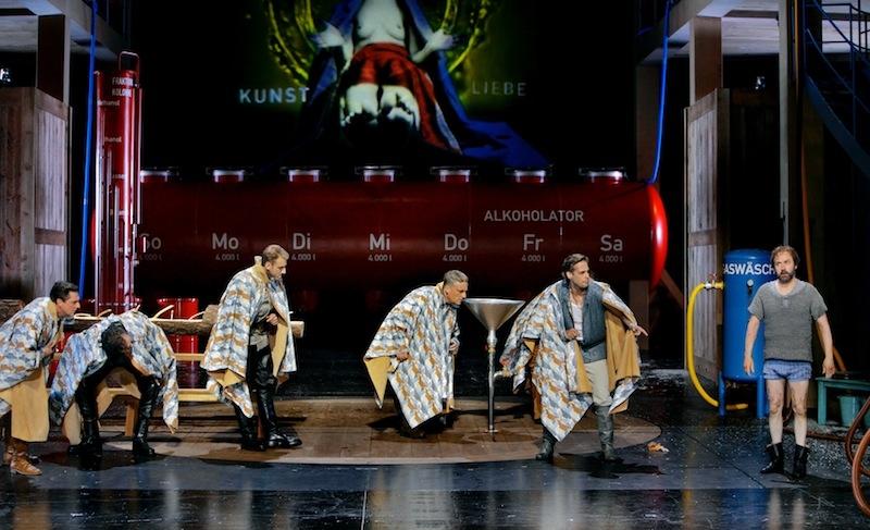 'Tannhäuser' at Bayreuth: replaces Wagner’s 13th-century troubadour castle on the Wartburg with an AVL biogas plant