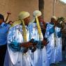 Gnawa musicians playing at opening ceremony