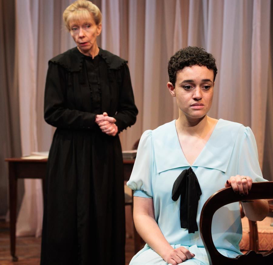 Angela Sims as Burrag, Lily Nichol as Sheila in The Rat Trap